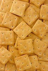 Yellow crackers background