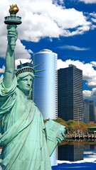 Obraz premium Lower Manhattan skylines