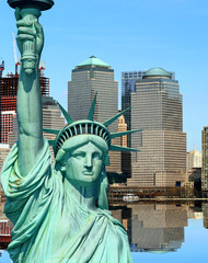 Obraz premium Lower Manhattan skylines