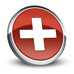 Fototapeta premium 3D Effect Button 