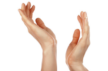 Various signs hands and palms