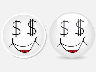 cartoon face vector illustration