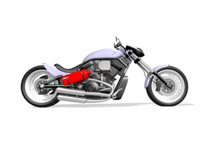 modern motorcycle