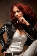 red hair beauty
