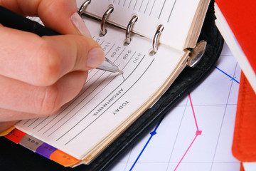 Businessman's workplace