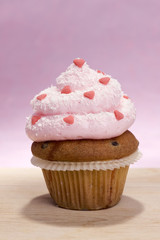 Muffin mit Herzen
