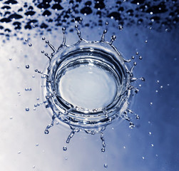 splash of water drops