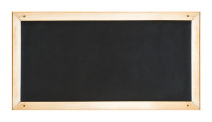 Blackboard in wooden frame
