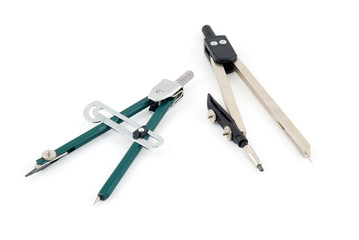 Two compasses