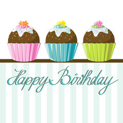 Happy Birthday-Muffins