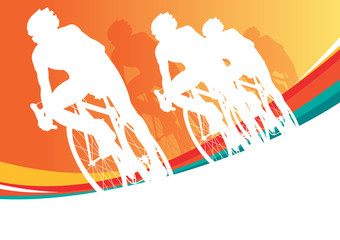 Sport bicycle vector racer Tour De France