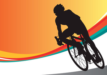 Sport bicycle vector racer Tour De France