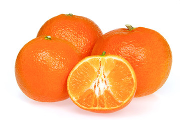 Mandarine freigestellt - tangerine isolated 09