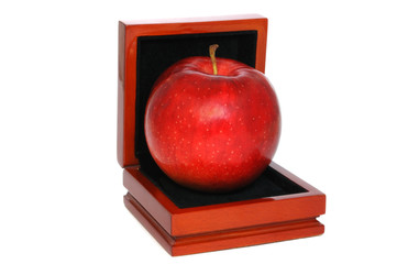 Red Apple In Jewelry Box