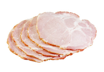 fresh ham slices