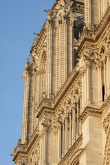 D&eacute;tail de la cath&eacute;dral Notre-Dame de Paris