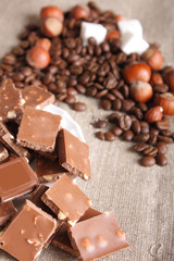 Chocolate still-life