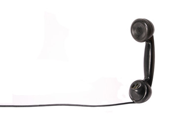 retro telephone receiver