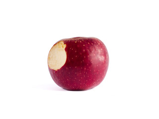 Bitten red Apple