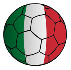 balon bandera selección italiana