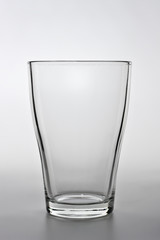 close up shot of an empty water glass