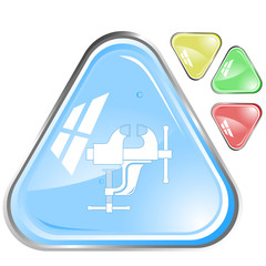 vector icon of clamp
