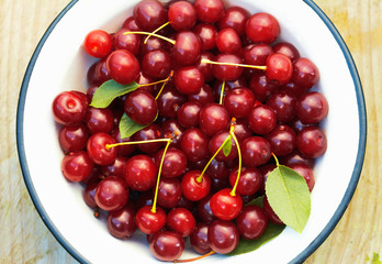 Cherries in the Bowl.