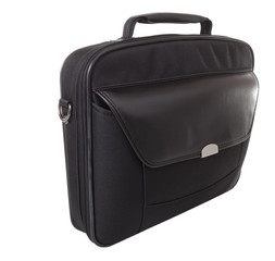 Black briefcase