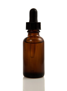 Tincture Bottle Isolated On A White Background