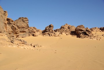 Fototapeta na wymiar Désert Libyen
