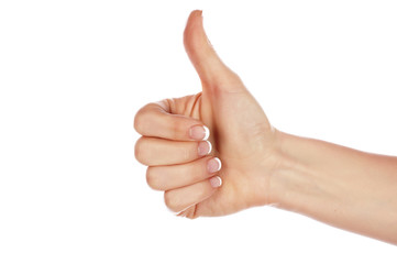 Various signs hands and palms