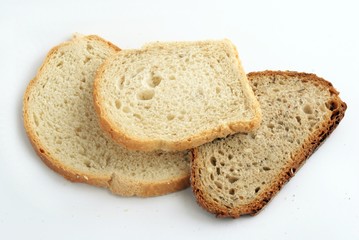 vaqrious kinds of bread