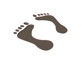 footprint illustration