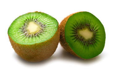 Fototapeta premium Kiwi fruit on a white