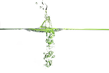 Grüne Wasseroberfläche