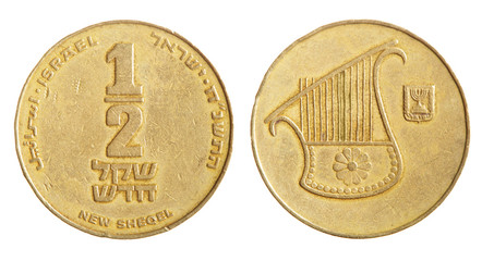 Half sheqel coin