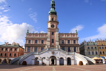Fototapeta premium Rathaus von Zamosc - Polen