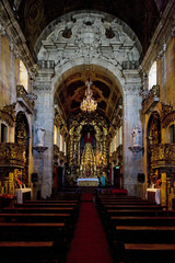 Fototapeta premium interior of Carmo Church, Porto, Douro Province, Portugal