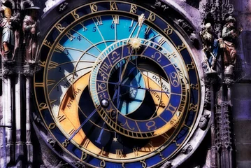 Fensteraufkleber Astronomische Uhr in Prag © Blu Photo