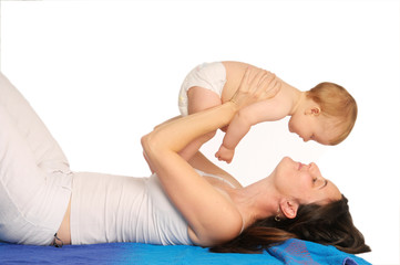 The mother with child