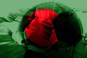 Flag of Bangladesh soccer