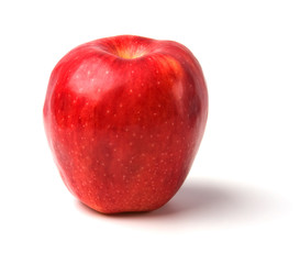 red apple isolated on white background