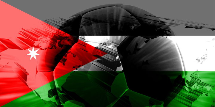Flag of Jordan soccer