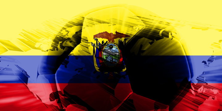 Flag of Ecuador soccer