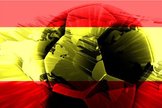 Flag of Spain soccer