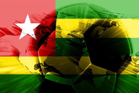 Flag of Togo soccer