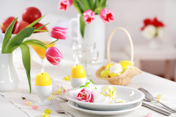 Easter table setting