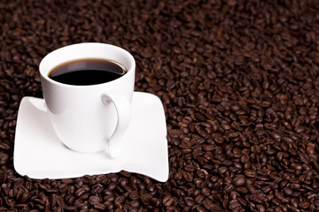 Fototapeta premium Cup of hot coffee