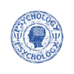 Psychology rubber stamp