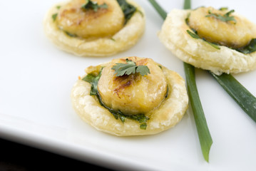 Scallop appetizer